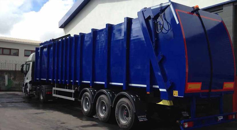 WASTE TRANSFER TRUCKS AND SEMI-TRAILERS