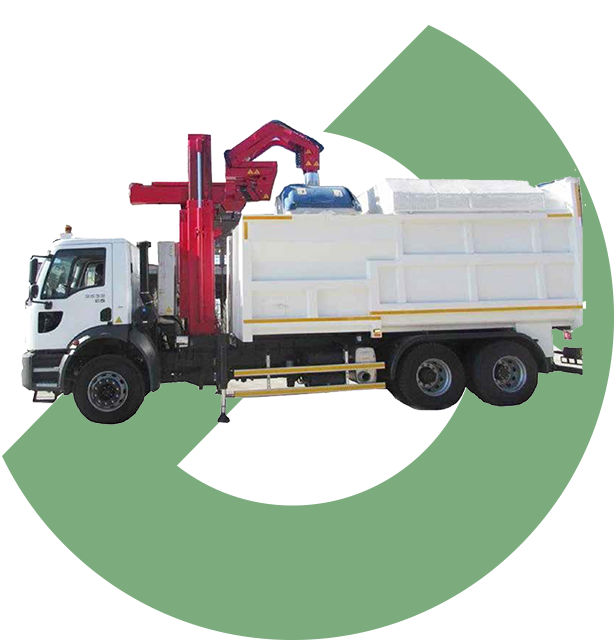 ROBOTIC WASTE <br>COLLECTION TRUCK